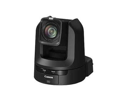 Canon CR-N100 PTZ Cámara (Negro), Zoom óptico de 20x, Video 4K UHD, Producciones Profesionales, Casa de Adoración, Educación, Broadcast, Corporativo MFR #6527C001