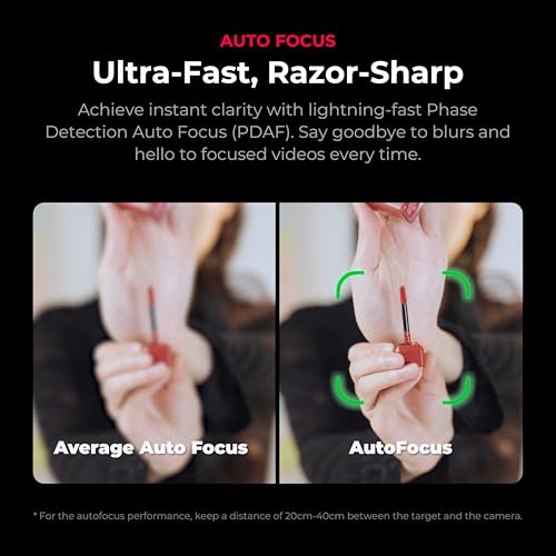 YOLOLIV YoloCam S7, cámara web de transmisión 4K60 con lente intercambiable, autoenfoque ToF, control de software, zoom 4X, HDR, salida HDMI simultánea y salida USB (solo cuerpo de cámara)