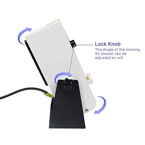 Soplador de aire ionizador ESD ionizador Soplador de aire ionizante de escritorio Eliminador estático Ventilador ionizado antiestático AC110V
