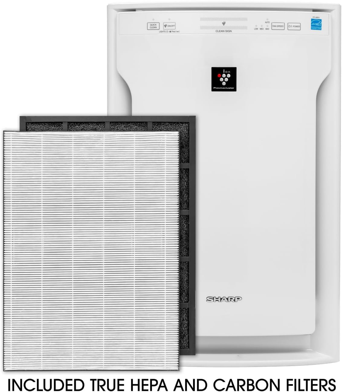Sharp FPA80UW Plasmacluster Ion Purificador de aire con filtro True HEPA