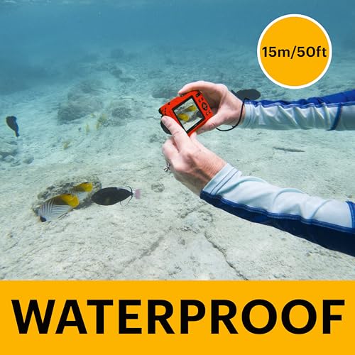 KODAK PIXPRO WPZ2 - Cámara digital resistente al agua de 16 MP 4X zoom óptico de 2.7 pulgadas, LCD Full HD, MFR: WPZ2-RD