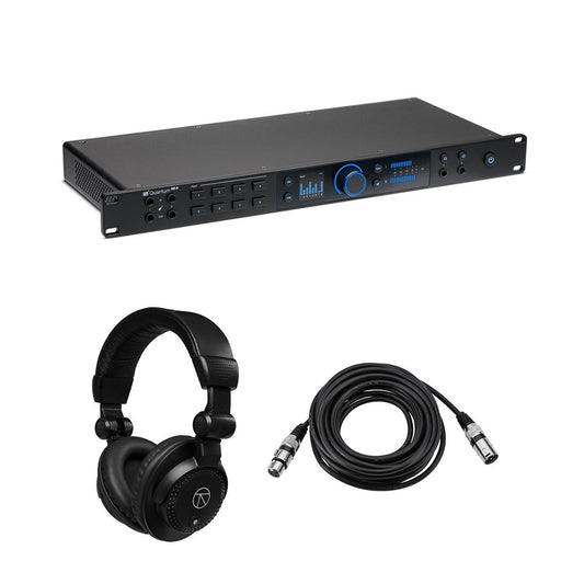Interfaz de audio USB-C PreSonus Quantum HD 8 26x30 de 32 bits, paquete con TAPH100 Mo