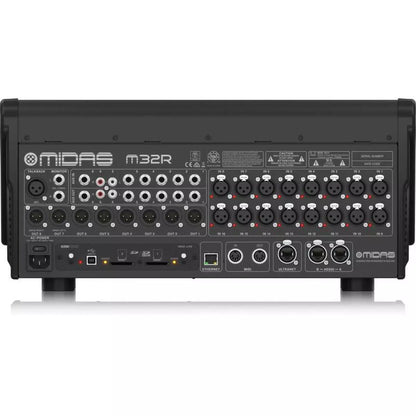 Consola digital Midas M32R-LIVE de 40 canales con estuche de transporte XS-MIDM32R