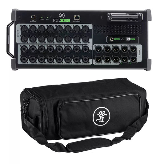 Mezclador Mackie DL32S de 32 canales + paquete de software (incluye bolsa para mezclador Mackie n.º DL32SA)