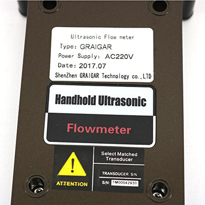 TUF-2000H+TS-2+TM-1+TL-1 Caudalímetro Ultrasónico (Diámetro de 15 mm a DN6000 mm) Caudalímetro Portátil de Líquidos 0.59'' a 236.22'' Comprobador de Caudal de Agua en Tuberías