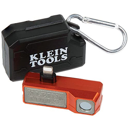Klein Tools Cámara termográfica TI222 para iPhone y todos los dispositivos iOS, cámara de imágenes térmicas, 10.800 píxeles, paletas de tres colores, temperaturas altas/bajas