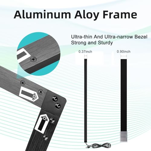 Marco de pantalla táctil infrarroja de 32 pulgadas - Panel táctil interactivo IR de 20 puntos para monitor marco de TV, pizarra blanca