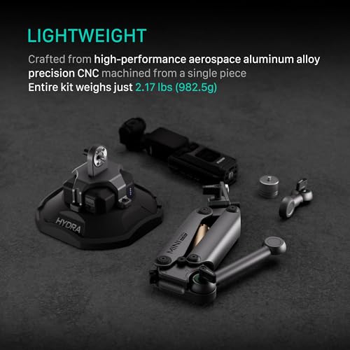 Hydra Alien Mini Sistema De Montaje De Coche - Gris Titanio