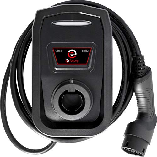 KS Tools 117.7512 efuturo Station Tripower - Caja de pared con cable de carga EV tipo 2, 16.4 ft, 11 kW, 400 V, trifásico 16 A