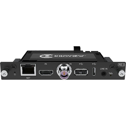 Kiloview RE-3 2-Ch 4K UHD H.265/H.264 HDMI/3G-SDI/NDI|HX Rackmount Encoding Card