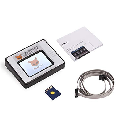 FoxAlien Controlador sin conexión CNC para Masuter Pro y Masuter 3, módulo de control sin conexión con pantalla táctil LCD GRBL Control para máquina de grabado FoxAlien CNC Router