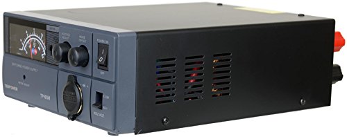 TekPower TP50SW 50 Amp 13.8V Fuente de alimentación de CC analógica con enchufe de cigarrillo