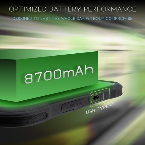 Chainway P80 - Escáner de código de barras para tableta Android, lector de código Zebra 2D/1D/QR, Android 13, WiFi, GPS, NFC, Bluetooth, inalámbrico, resistente, batería de 8700 mAh para todo el día