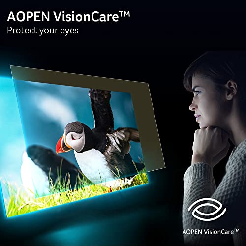 AOPEN Acer - Monitor ZeroFrame 4K UHD de 31.5 pulgadas para el hogar y la oficina | AMD FreeSync | Diseño elegante ultrafino | HDR 10 | 4 ms G a G | Luz azul baja | Inclinación | DP 1.2 y 2 x HDMI 2.0 - UM.JS2AA.003