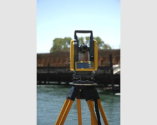 Spectra Precision DET-2 Teodolito digital de 2 arcos de precisión de segundo arco con pantalla LCD dual, compensación de inclinación, resistencia al polvo/agua IP54 y opciones de alimentación