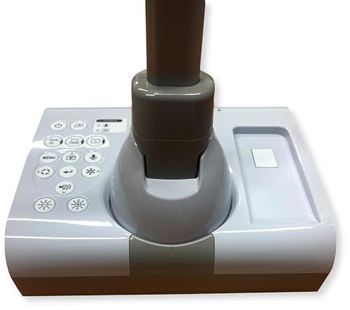 Elmo Cámara interactiva de documentos modelo 1380 TT-12G, 4K Ultra HD, sensor de 12 MP, micrófono incorporado, brazo flexible multiángulo, HDMI/USB/VGA, zoom de 192x, para aprendizaje a distancia en