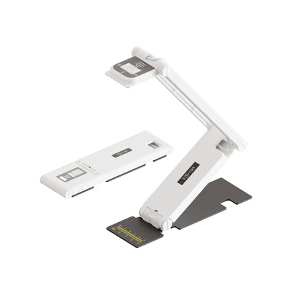 INS-Flip 4 4K USB Cámara portátil de documentos, cámara web/visualizador, 13MP Ultra HD, diseño plegable, enfoque automático, micrófono, LED, compatible con Mac OS, Windows, iPad, Chromebook