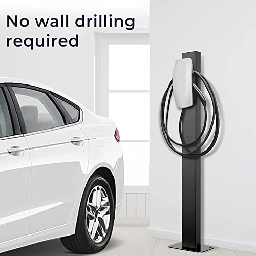 HOSMART Base de Carga EV, Conector de Pared, estación de Carga EV, Soporte de Carga para vehículos eléctricos, Soporte para estación de Carga de Coche eléctrico Tesla, Accesorios para Tesla