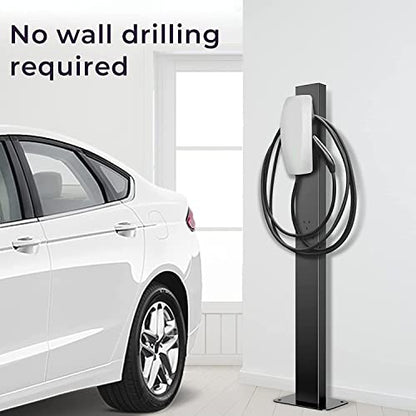 HOSMART Base de Carga EV, Conector de Pared, estación de Carga EV, Soporte de Carga para vehículos eléctricos, Soporte para estación de Carga de Coche eléctrico Tesla, Accesorios para Tesla