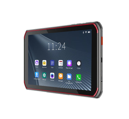 Escáner de tableta resistente de 8 pulgadas, tableta Android 13 Enterprise con motor de escáner de código de barras Honeywell N6603 1D y 2D integrado, WiFi y 4G LTE, para seguimiento de inventario de