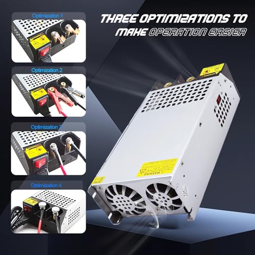 Adaptador de fuente de alimentación SMPS 110V 230V AC a DC 12V 125A 1500W, fuente de alimentación convertidor, transformador de voltaje DC 12V para bomba de motor, impresora CCTV 3D compresor de aire