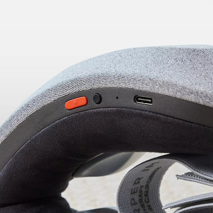 Máscara de ojos Sharper Image RealTouch, masajeador de frío y calor, color gris 1016957