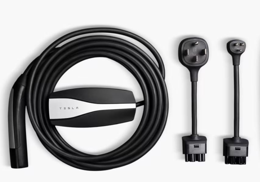 Conector de cargador móvil Tesla EV 110-220 voltios 7KW 32 Amp con enchufes NEMA 5-15 y 14-50 Número de modelo 1101789-00
