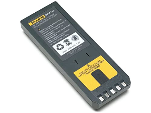Fluke Batería BP7235 NiMH 7.2V 3500 mAh Recargable Reemplaza el paquete de baterías de Ni-Cd BP7217