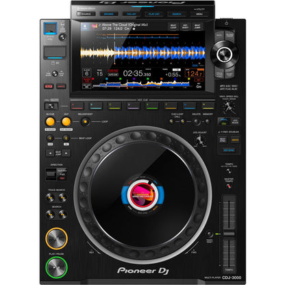 Pioneer Electronics CDJ-3000 Multireproductor profesional de DJ de alta resolución, negro PICDJ3000