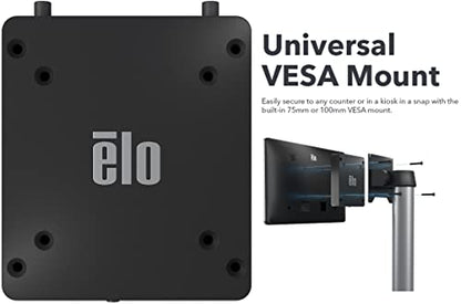 Elo Mochila 4 Mini computadora Android, Qualcomm Snapdragon SDA660, 4 GB de RAM, 64 GB SSD, WiFi, Bluetooth, HDMI, USB-C #E393359
