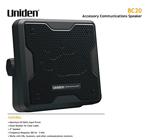 Uniden BC-SGPS, kit de módulo receptor universal, solución simple para conectar el escáner habilitado por GPS y (BC20) Bearcat altavoz de comunicaciones externas de 20 vatios. Diseño resistente y duradero
