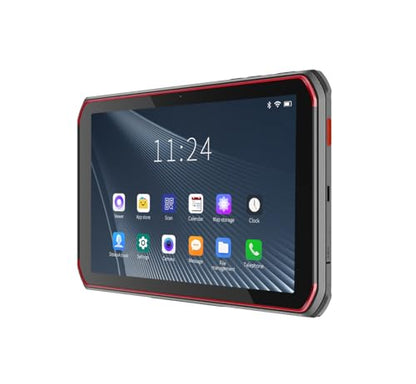 Escáner de tableta resistente de 8 pulgadas, tableta Android 13 Enterprise con motor de escáner de código de barras Honeywell N6603 1D y 2D integrado, WiFi y 4G LTE, para seguimiento de inventario de