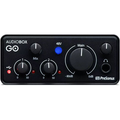 Interfaz de grabación USB PreSonus AudioBox GO 2x2 n.° 2777700106