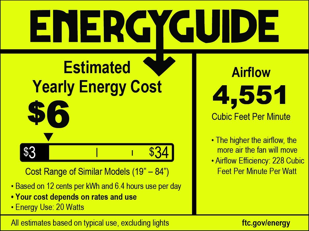 Monte Carlo 3MAVR60BKBK Maverick Energy Star - Ventilador de techo para exteriores de 60 pulgadas con control remoto, 3 aspas de madera de balsa, negro mate