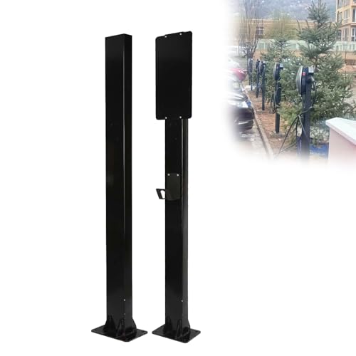 Pedestal de cargador EV para exteriores, pila de vehículos eléctricos, estaciones de carga de vehículos eléctricos, poste de soporte para estación de carga EV, compatible con conector móvil