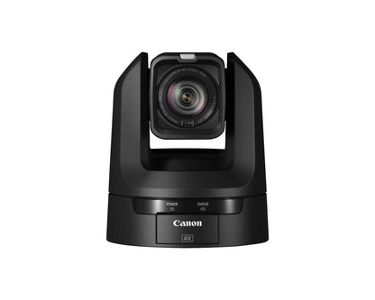 Canon CR-N100 PTZ Cámara (Negro), Zoom óptico de 20x, Video 4K UHD, Producciones Profesionales, Casa de Adoración, Educación, Broadcast, Corporativo MFR #6527C001