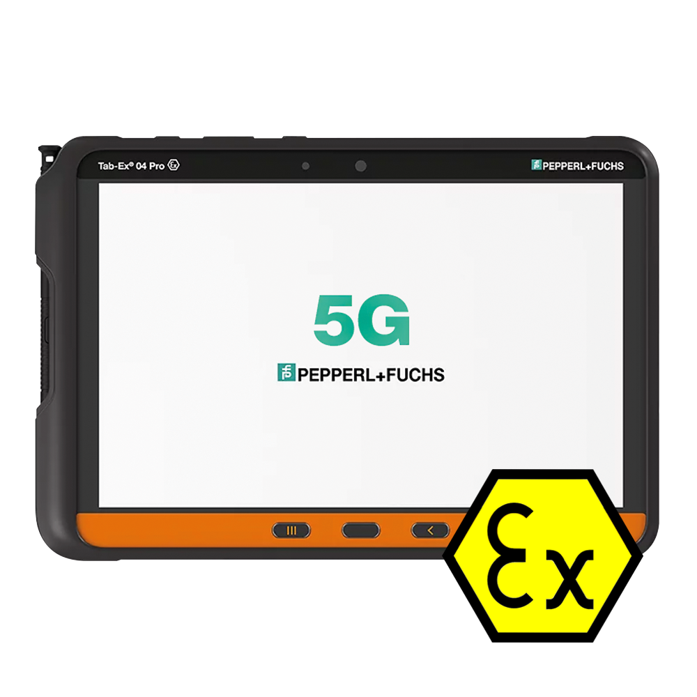 Tablet Android Ecom Tab-Ex 04 Pro DZ2 intrínsecamente segura, 1 TB, WiFi 6 / 5G - #TABEX04PRODZ2WWANEURCS6000