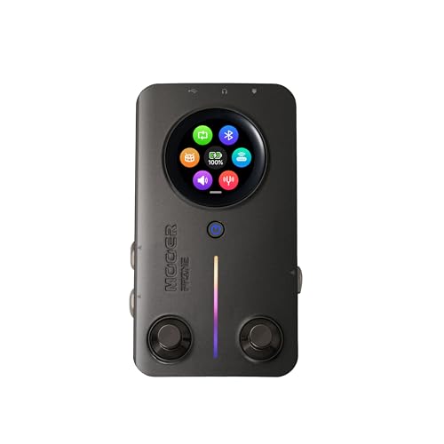 MOOER Prime M2 - Amplificador de auriculares con procesador de múltiples efectos, pedales de guitarra bajo estéreo con 194 modelos de efectos que cargan MNRS y archivos de muestra IR de terceros