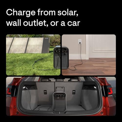 Enphase IQ PowerPack 1500 - Alimentación portátil avanzada con tecnología microinversor, pantalla táctil LCD, control de aplicaciones Enphase, Wi-Fi, celular, Bluetooth, 1500 Wh, certificado UL PES-1515-BL-US