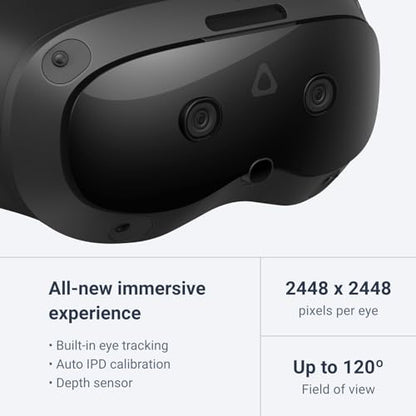 HTC Vive Focus Vision - Auriculares de Realidad Mixta y PC VR + Controladores - Edición de Consumo ‎99HAUM006-00
