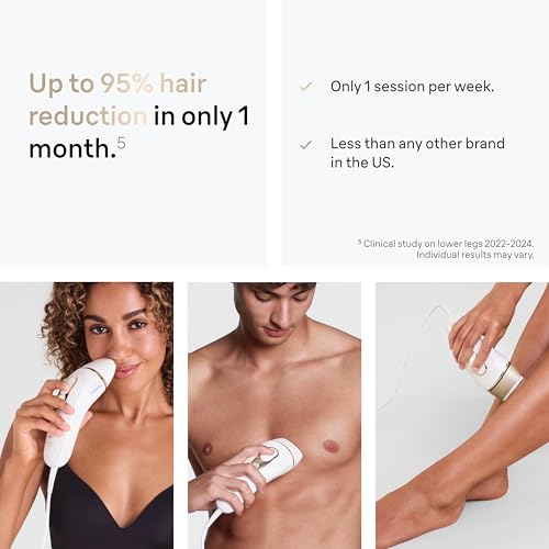 Braun - Dispositivo de depilación láser de larga duración IPL para mujeres y hombres, Silk Expert Pro5 PL5157, cuerpo completo, con maquinilla de afeitar Venus y estuche de lujo