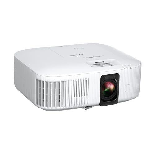 Epson Home Cinema 2350 4K PRO-UHD Proyector Inteligente para Juegos con Android TV, 3-Chip 3LCD, HDR10, HLG, 2,800 Lúmenes, Baja Latencia, Altavoz de 10 W, Bluetooth, Capacidad de Transmisión V11HA73020