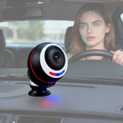 Sistema de monitoreo del conductor DMS Dispositivo de advertencia de fatiga AI con alertas de reconocimiento facial para cierre de ojos, bostezo, uso del teléfono y distracción