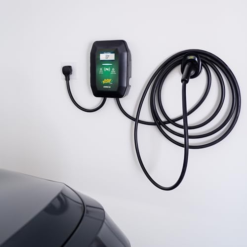 Battery Tender eCharge - Cargador EV de 48 AMP – Estación de carga rápida para vehículos eléctricos para interiores y exteriores de nivel 2 con cable flexible de 25 pies NEMA 14-50 - 022-3019-DL-WH
