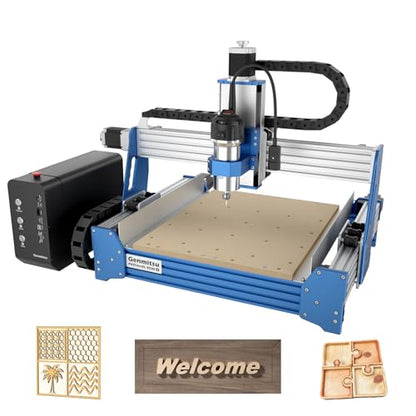 Genmitsu PROVerXL 4030S - Máquina enrutadora CNC con husillo de 710 W, fresadora CNC de escritorio de 3 ejes mejorada para madera, metal, acrílico, rieles lineales de alta precisión, altura Z de 5.118 in, control de aplicación inalámbrico #584167051