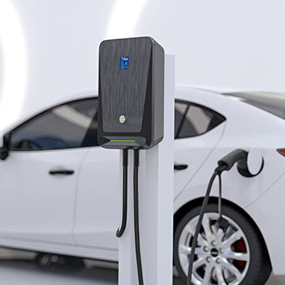 LEFANEV 32A 7.68KW Cargador EV Nivel 2,240V 20ft Cable de carga Estación de carga de vehículos eléctricos con NEMA 14-50 para vehículos eléctricos e híbridos F40-32A-NEMA14-50