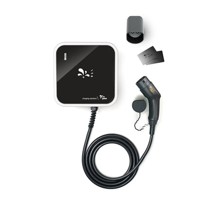 Juice Charger Me 3 - Wallbox de 11 kW con contador de electricidad, LAN, RFID, estación de carga para todos los coches eléctricos, cable de carga tipo 2 - Fabricado en Alemania EP-JCME3M-02
