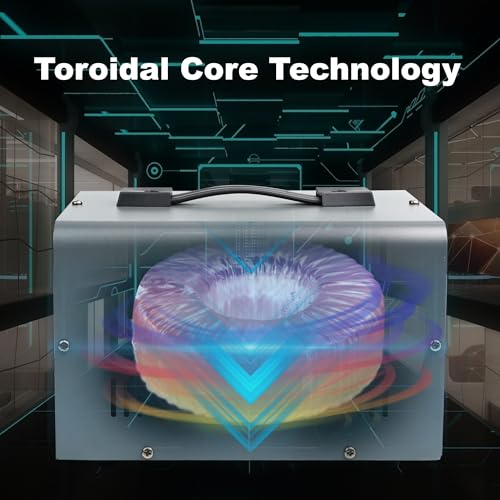 Yinleader Convertidor de voltaje Transformador de 3000 W Convertidor de potencia subida/abajo 110-120V a 220-240V/220-240V a 110-120V, con 2 tomacorrientes universales de EE. UU. y 2 salidas universales, protección de disyuntor YLG-3000