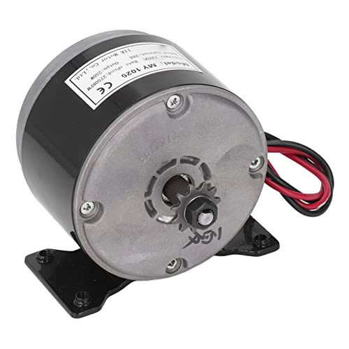 Motor cepillado de alta velocidad de alta velocidad de DC para vespa eléctrica, potente motor de aluminio de 12V 250W para pequeños coches eléctricos, equipo mecánico