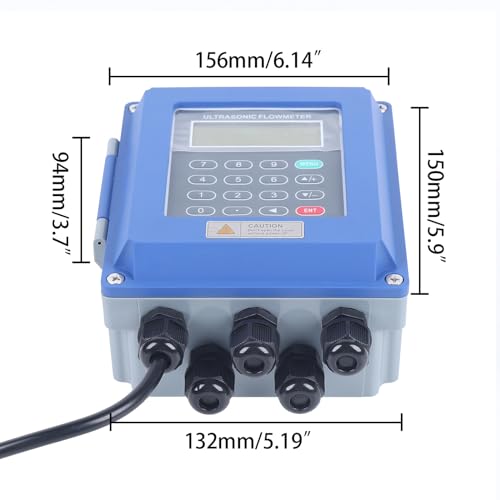 Medidor de flujo ultrasónico Medidor de flujo de agua digital montado en la pared Medidor de flujo ultrasónico fijo Medidor de flujo ultrasónico líquido TUF-2000 TM-1 TS-2 TM-1 DN20-700MM IP65
